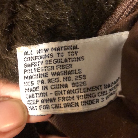 Vintage Russ Toy Stuffed Purse pets plush money Chimp hand Bag zipper Handel - Picture 5 of 8